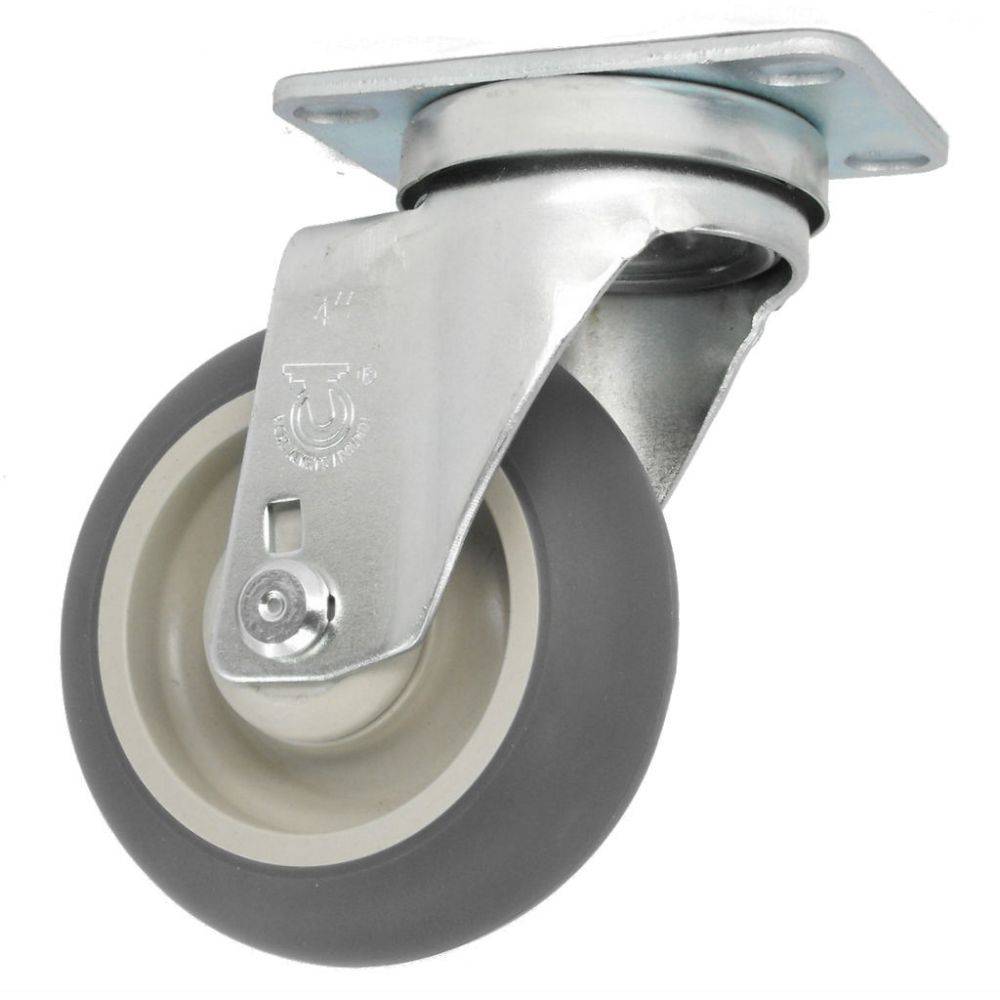 4" x 1-1/4" Light Medium Duty Swivel Caster with Thermo-Pro Wheel - 75TP40GY4706YY