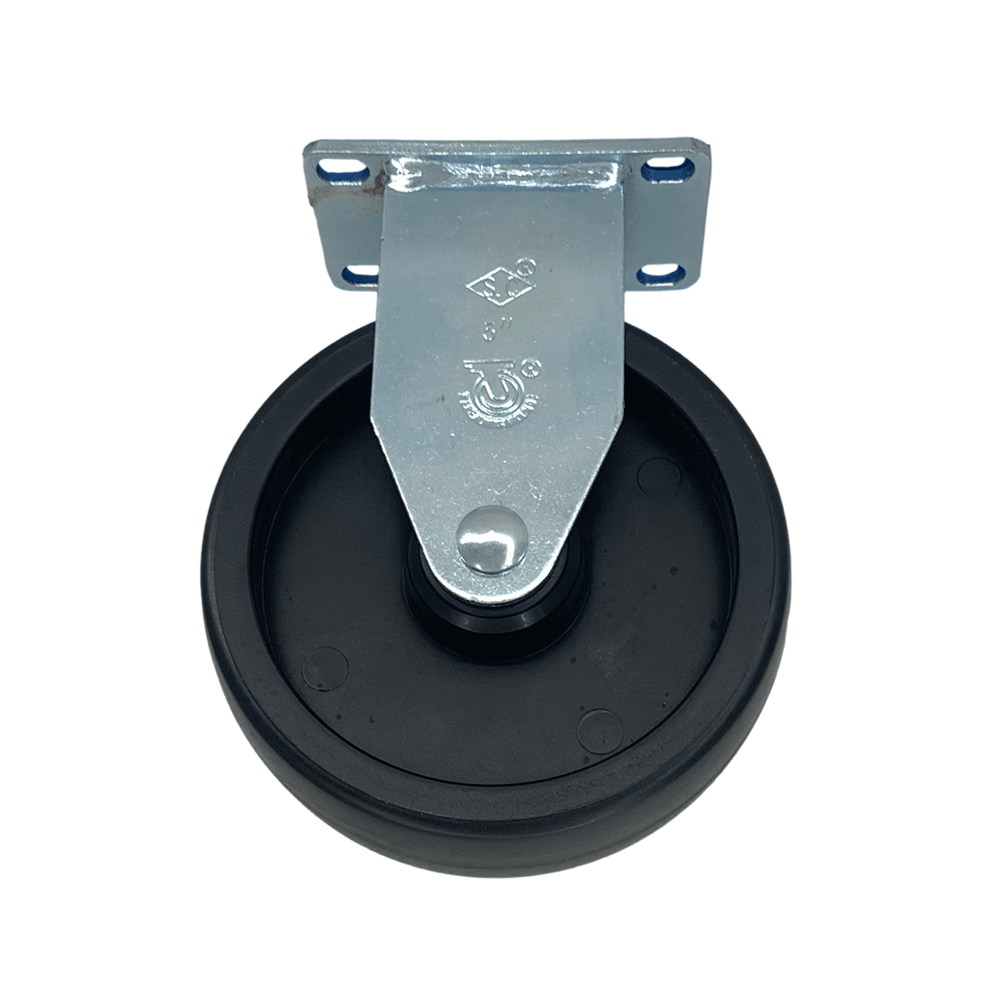 5" x 1-1/4" Light Medium Duty Rigid Caster with Polyolefin Wheel - 76PO50GB8206YY
