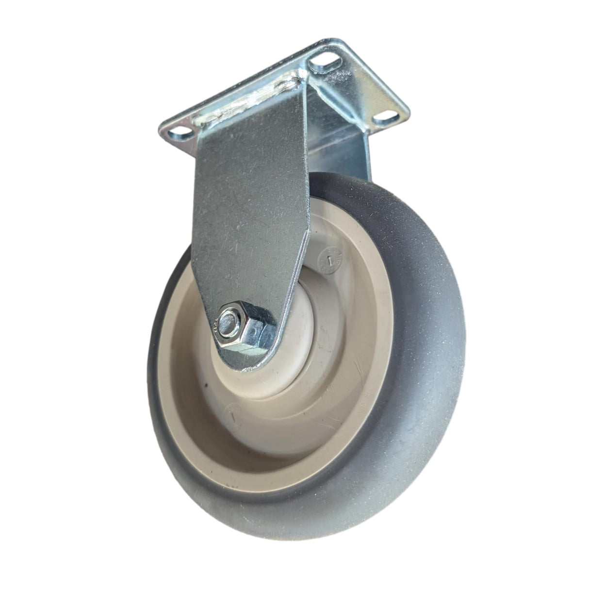 5" x 1-1/4" Light Medium Duty Rigid Caster with Thermo-Pro Wheel - 76TP50GY4706YY