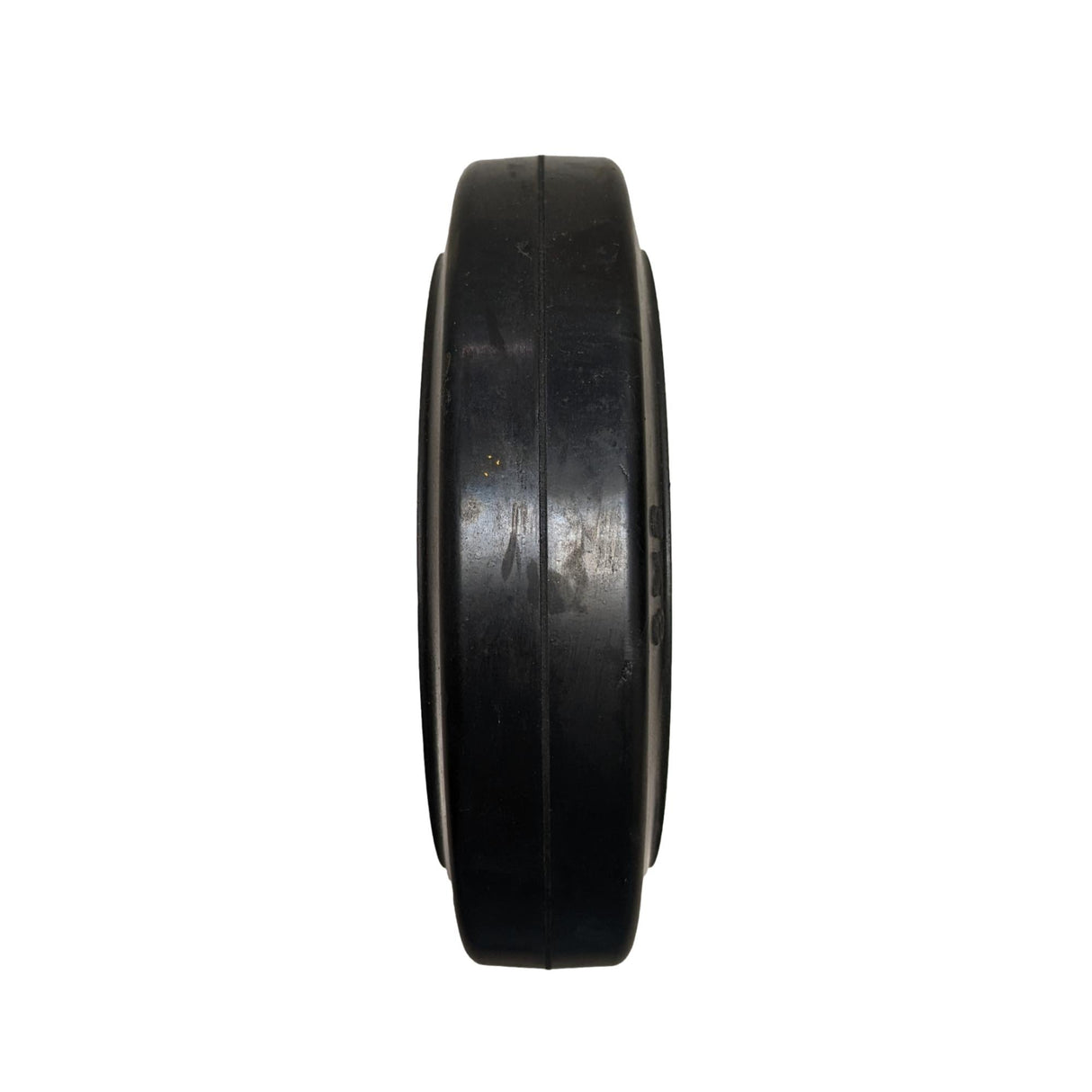8" x 2" Mold-On Rubber on Cast Iron Wheel - RS80JB92