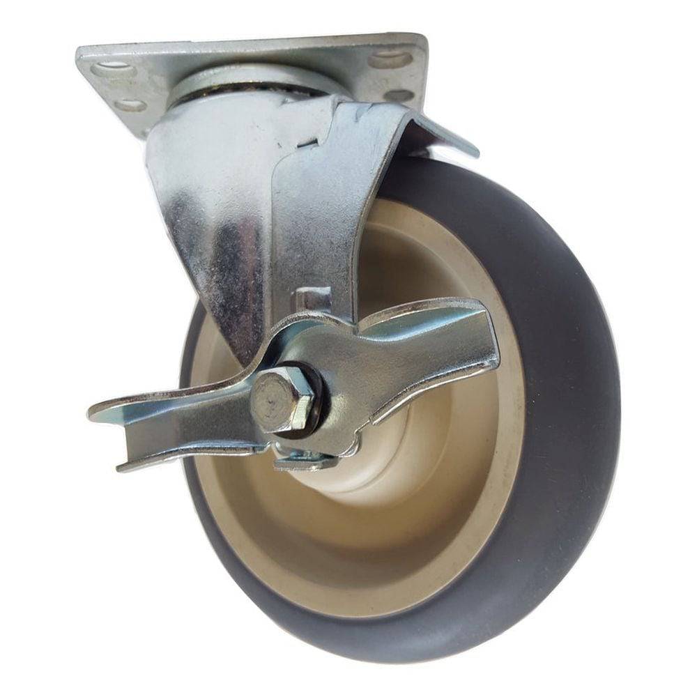 5" x 1-1/4" Light Medium Duty Swivel Caster with Thermo-Pro Wheel - 75TP50GY4706TY