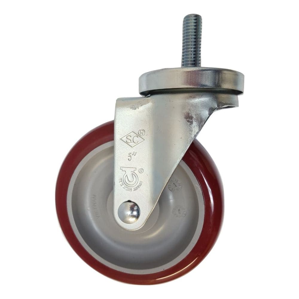 5" x 1-1/4" Light Medium Duty Swivel Caster with Polymadic Wheel - 21PM50GM4368YY